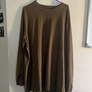 Duluth long sleeve brown neutral shirt